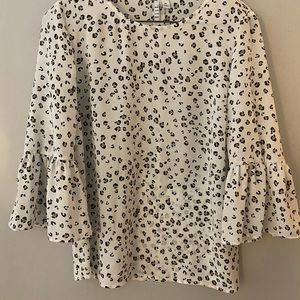 Elle Women’s Cheetah Print Blouse
